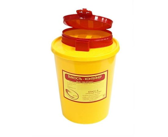 ЕК-01-"КМ-Проект", 3л, контейнер для сбора остр.инструментария